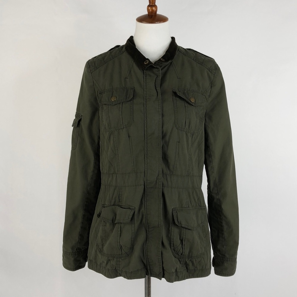 Kut from the Kloth OliveGreen Utility Jacket - Picture 1 of 7